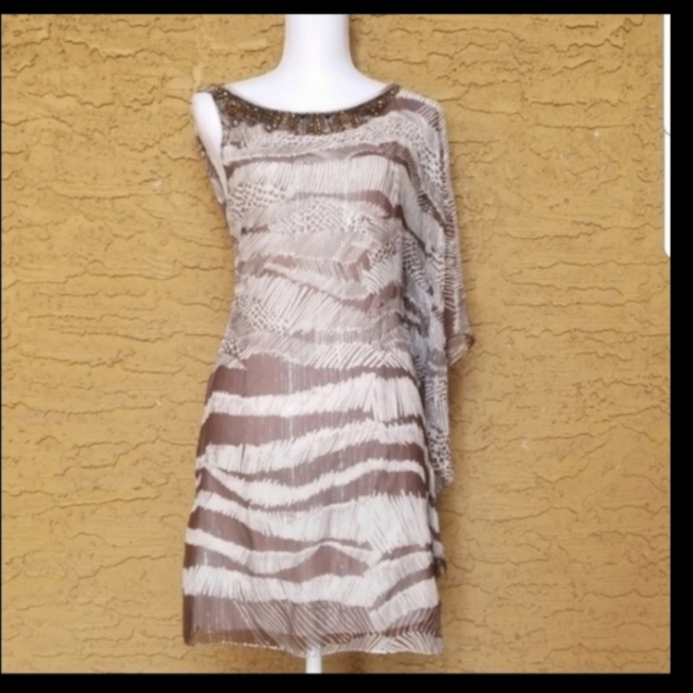 Bcbgmaxazria Dress one sleeve